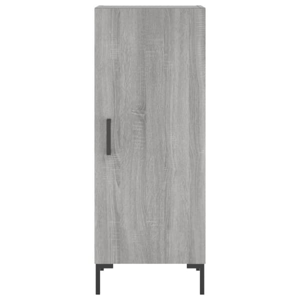 The Living Store højskab 34,5x34x180 cm konstrueret træ grå sonoma-eg -  Skænke