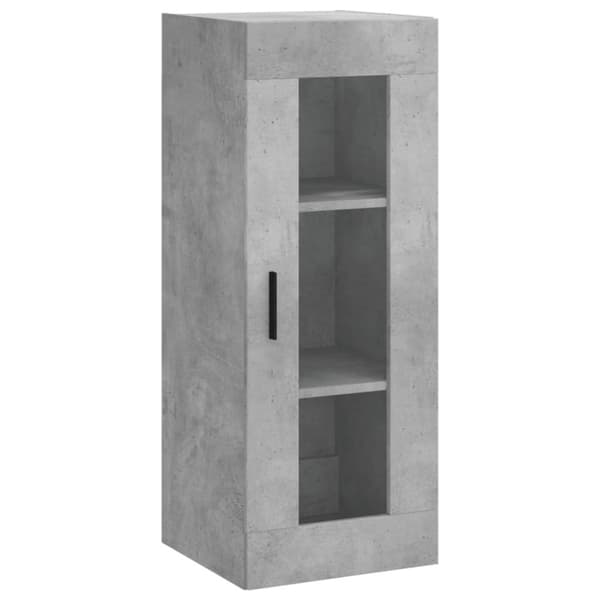 The Living Store skab 34,5x34x180 cm konstrueret træ betongrå - Skænke