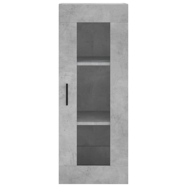 The Living Store skab 34,5x34x180 cm konstrueret træ betongrå - Skænke