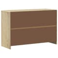 Miniatyrbild 7 av 10: The Living Store Skänk SAUDA ek 114x43x75,5 cm massiv furu -  Skänkar & serveringsbord