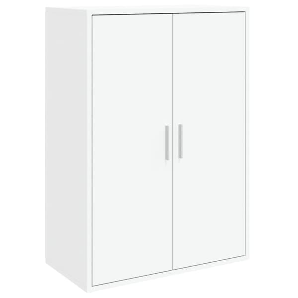 The Living Store Skänkar 2 st vit 60x31x84 cm konstruerat trä - Skänkar & serveringsbord