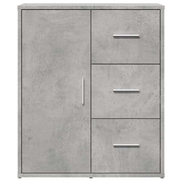 The Living Store skænk 60x31x70 cm konstrueret træ betongrå - Skænke