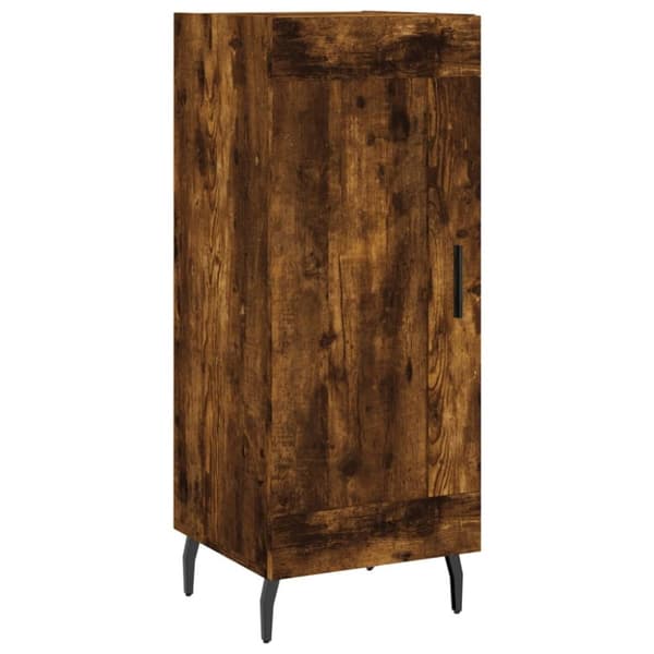 The Living Store skab 34,5x34x180 cm konstrueret træ røget egetræ -  Skænke