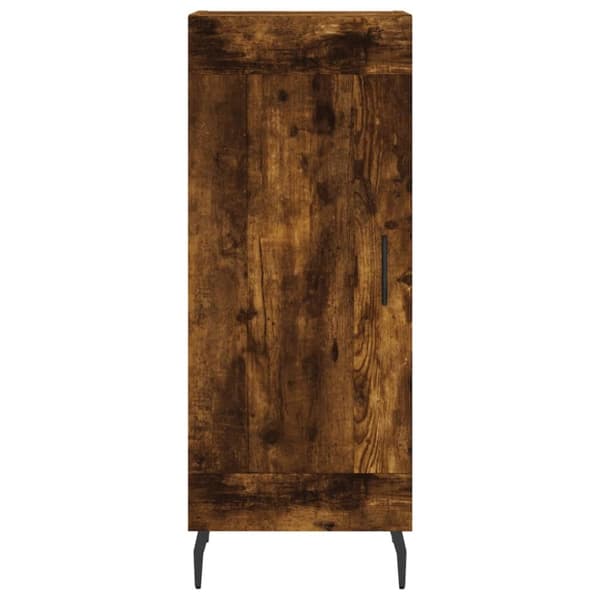 The Living Store skab 34,5x34x180 cm konstrueret træ røget egetræ -  Skænke