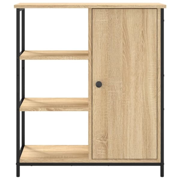 The Living Store Skänk sonoma-ek 70x30x80 cm konstruerat trä -  Skänkar & serveringsbord