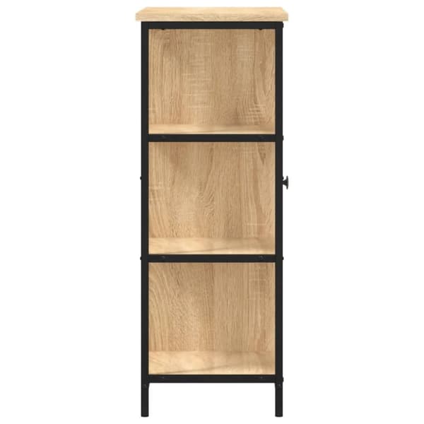 The Living Store Skänk sonoma-ek 70x30x80 cm konstruerat trä - Skänkar & serveringsbord