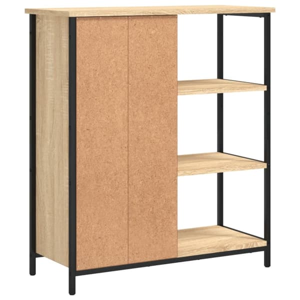 The Living Store Skänk sonoma-ek 70x30x80 cm konstruerat trä - Skänkar & serveringsbord