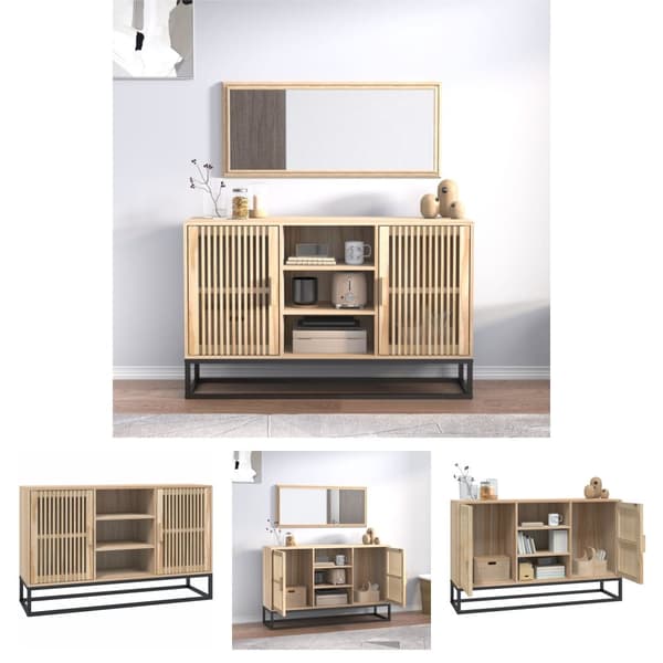 The Living Store skænk 105x30x65 cm konstrueret træ - Skænke
