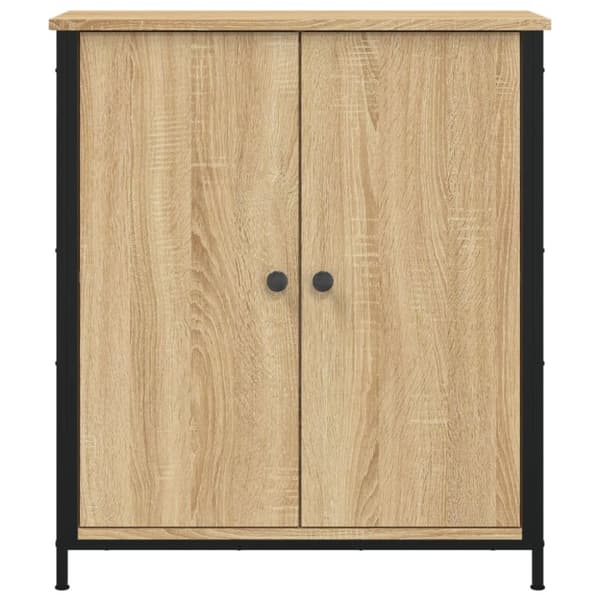 The Living Store Skänk sonoma-ek 70x30x80 cm konstruerat trä - Skänkar & serveringsbord