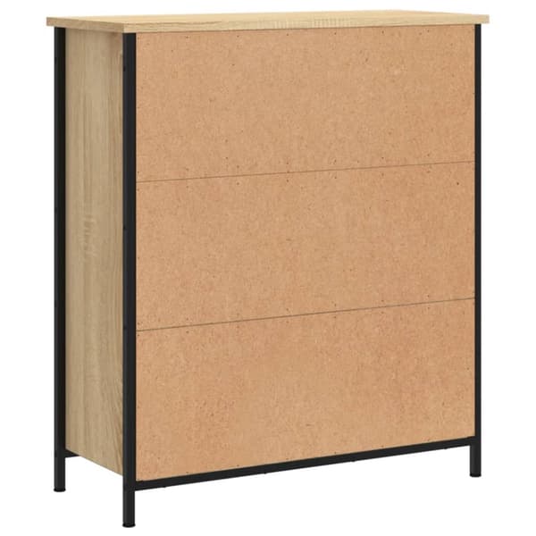 The Living Store Skänk sonoma-ek 70x30x80 cm konstruerat trä - Skänkar & serveringsbord