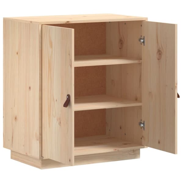 The Living Store Skänk 65,5x40x75 cm massiv furu - Skänkar & serveringsbord