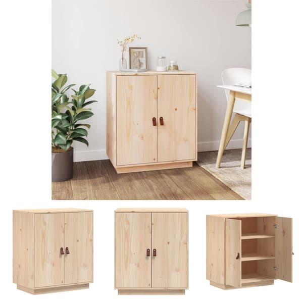 The Living Store Skänk 65,5x40x75 cm massiv furu -  Skänkar & serveringsbord