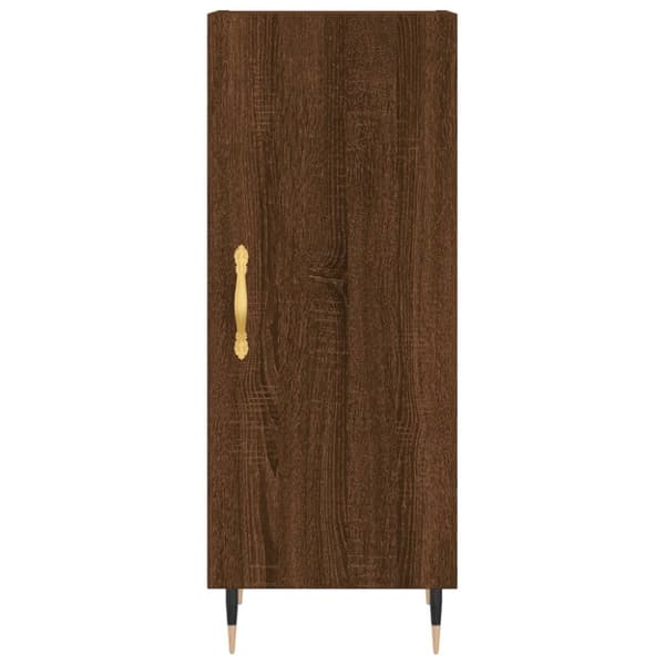 The Living Store skab 34,5x34x180 cm konstrueret træ brun egetræsfarve -  Skænke