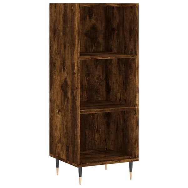 The Living Store skab 34,5x34x180 cm konstrueret træ røget egetræ - Skænke