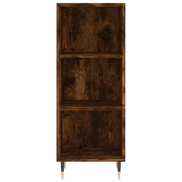The Living Store skab 34,5x34x180 cm konstrueret træ røget egetræ -  Skænke