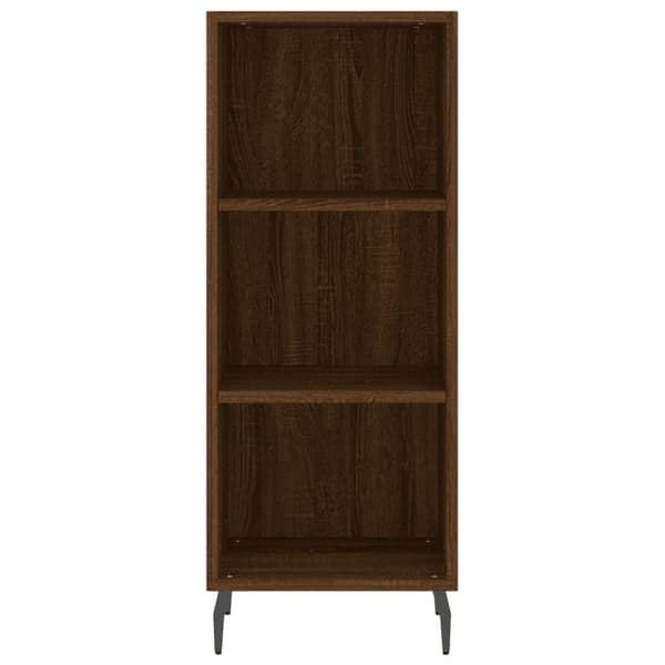 The Living Store skab 34,5x34x180 cm konstrueret træ brun egetræsfarve -  Skænke