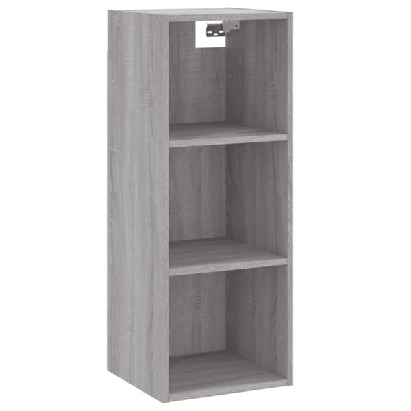 The Living Store højskab 34,5x34x180 cm konstrueret træ grå sonoma-eg -  Skænke