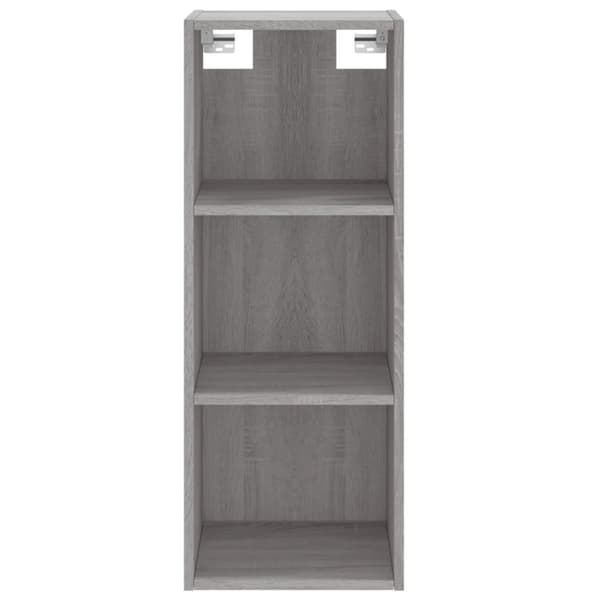 The Living Store højskab 34,5x34x180 cm konstrueret træ grå sonoma-eg -  Skænke