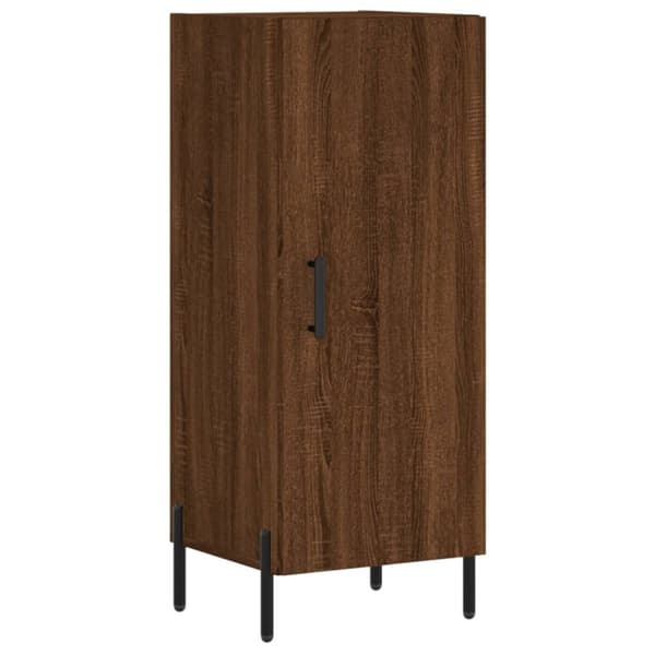 The Living Store skab 34,5x34x180 cm konstrueret træ brun egetræsfarve - Skænke