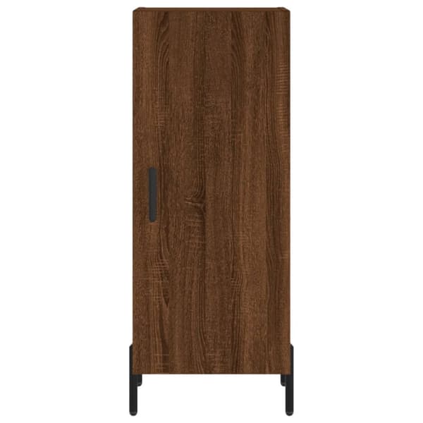 The Living Store skab 34,5x34x180 cm konstrueret træ brun egetræsfarve - Skænke