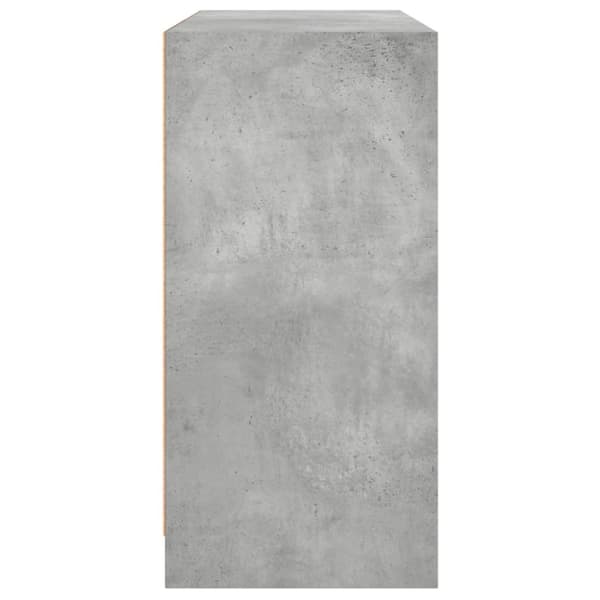 The Living Store skænk 102x37x75,5 cm konstrueret træ betongrå -  Skænke