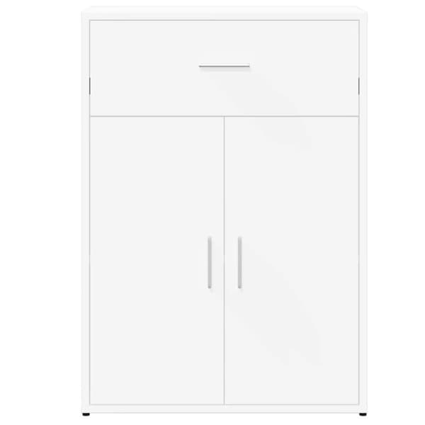 The Living Store Skåp vit 60x30x84 cm konstruerat trä -  Skänkar & serveringsbord
