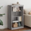 Pikkukuva 2 / 11: The Living Store Senkki LED-valoilla harmaa Sonoma 60,5x37x100 cm -  Tarjoilupöydät & senkit