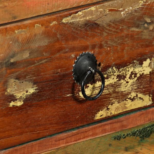 Skænke - Living skænk 120x35x76 cm massivt genbrugstræ