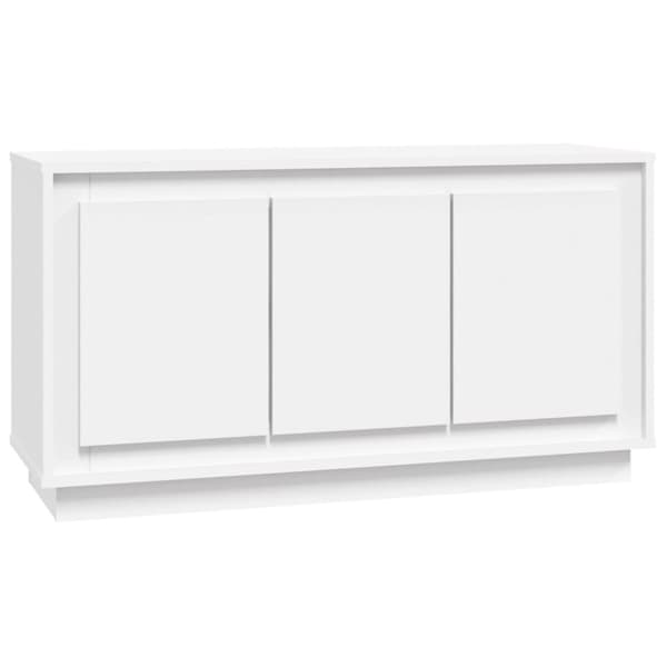Skænke - Living skænk 102x35x55 cm konstrueret træ hvid
