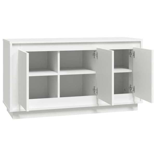 Skænke - Living skænk 102x35x55 cm konstrueret træ hvid