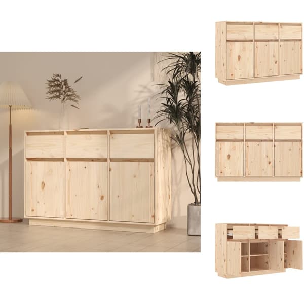 Skänkar & serveringsbord - Living Skänk 110x34x75 cm massiv furu