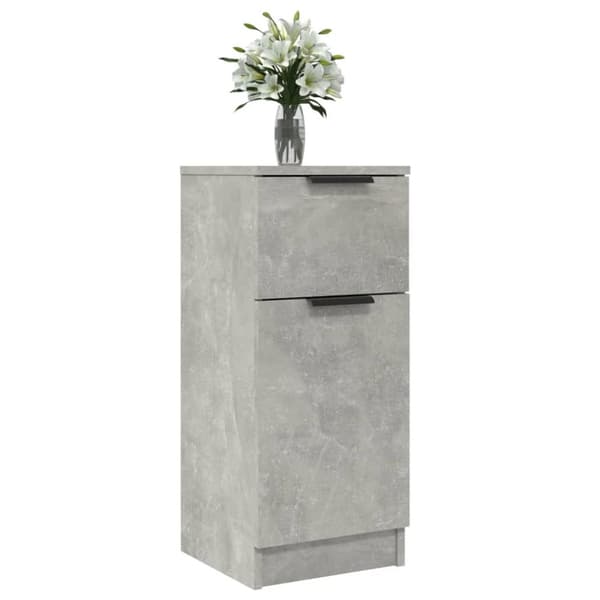 Skænke - Living skænk 30x30x70 cm konstrueret træ betongrå