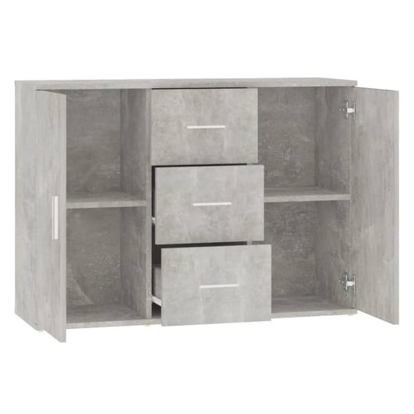 Skänkar & serveringsbord - Living Skänk betonggrå 91x29,5x65 cm konstruerat trä