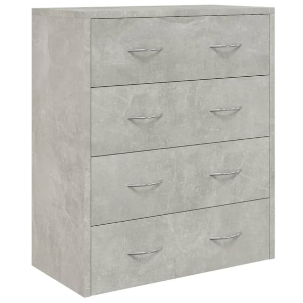 Tarjoilupöydät & senkit - Living Senkki 4 vetolaatikolla 60x30,5x71 cm betoninharmaa