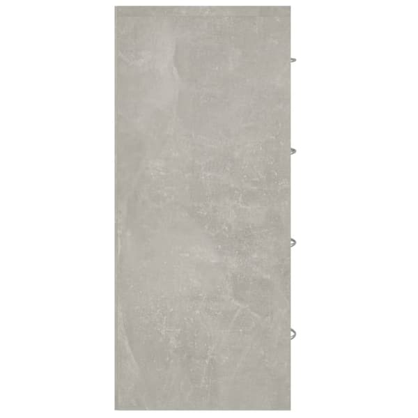 Tarjoilupöydät & senkit - Living Senkki 4 vetolaatikolla 60x30,5x71 cm betoninharmaa