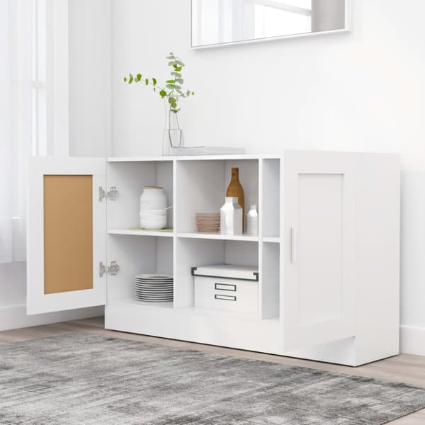 Skänkar & serveringsbord - Living Skänk vit 120x30,5x70 cm konstruerat trä
