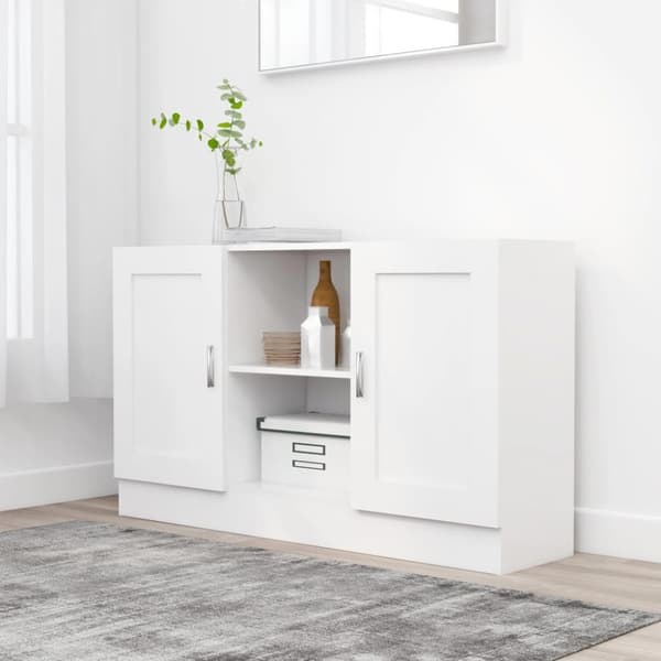 Skänkar & serveringsbord - Living Skänk vit 120x30,5x70 cm konstruerat trä