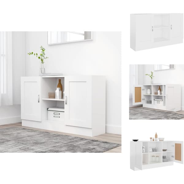 Skänkar & serveringsbord - Living Skänk vit 120x30,5x70 cm konstruerat trä