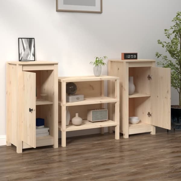 Skänkar & serveringsbord - Living Skänkar 2 st 40x35x80 cm massiv furu