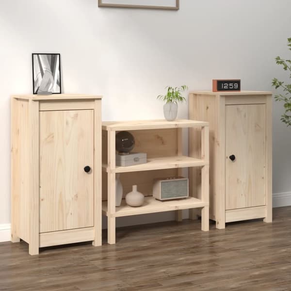 Skänkar & serveringsbord - Living Skänkar 2 st 40x35x80 cm massiv furu