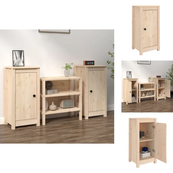 Skänkar & serveringsbord - Living Skänkar 2 st 40x35x80 cm massiv furu