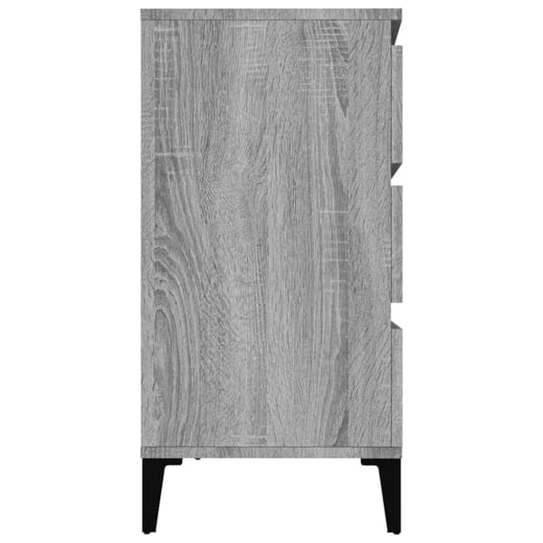 Skänkar & serveringsbord - Living Byrå grå sonoma 60x35x70 cm konstruerat trä