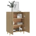 Miniatyrbild 8 av 10: Skänkar & serveringsbord - Living Skänk sonoma-ek 70x34x90 cm konstruerat trä