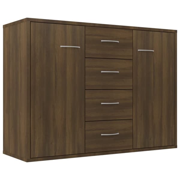 Skänkar & serveringsbord - Living Skänk brun ek 88x30x65 cm konstruerat trä