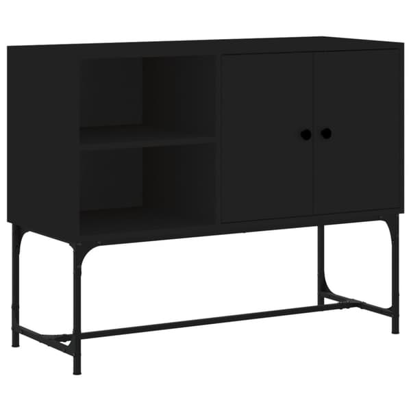 Skænke - Living skænk 100x40x79,5 cm konstrueret træ sort