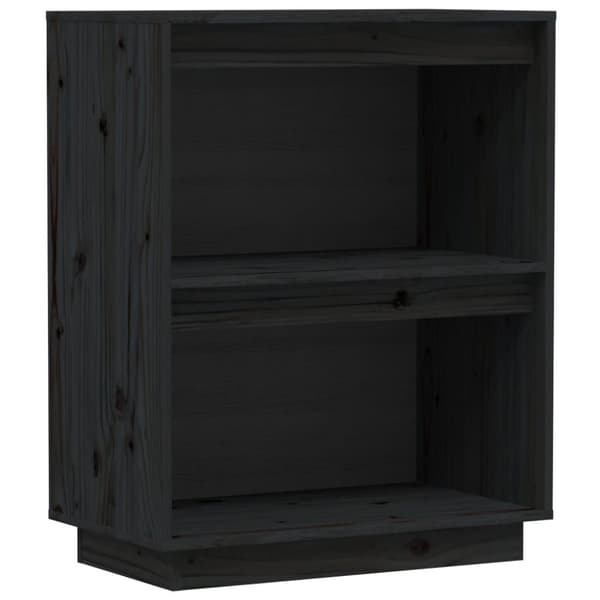 Tarjoilupöydät & senkit - Living Konsolikaappi musta 60x34x75 cm täysi mänty