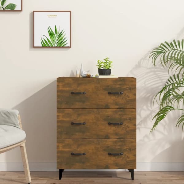 Tarjoilupöydät & senkit - Living Senkki savutammi 69,5x34x90 cm tekninen puu