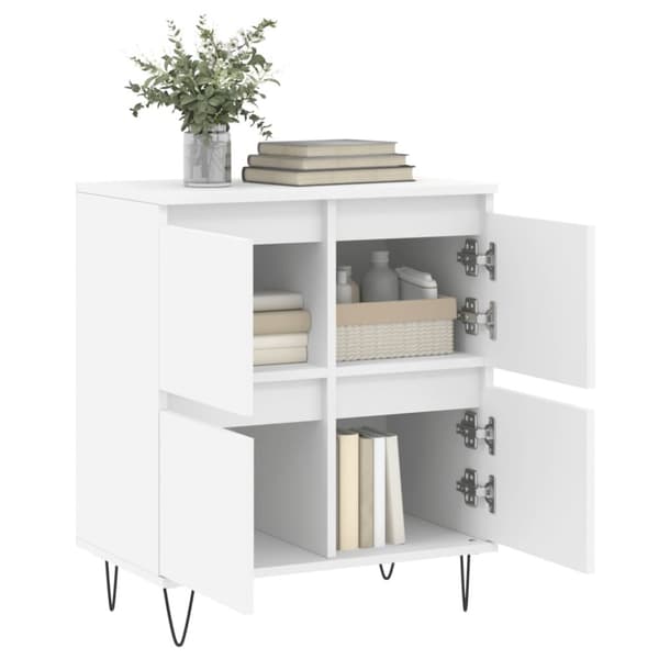 Skänkar & serveringsbord - Living Byrå vit 60x35x70 cm konstruerat trä