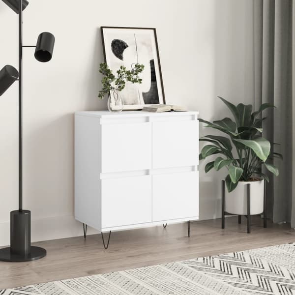Skänkar & serveringsbord - Living Byrå vit 60x35x70 cm konstruerat trä