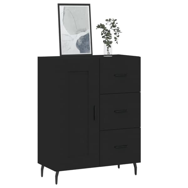 Tarjoilupöydät & senkit - Living Senkki musta 69,5x34x90 cm tekninen puu
